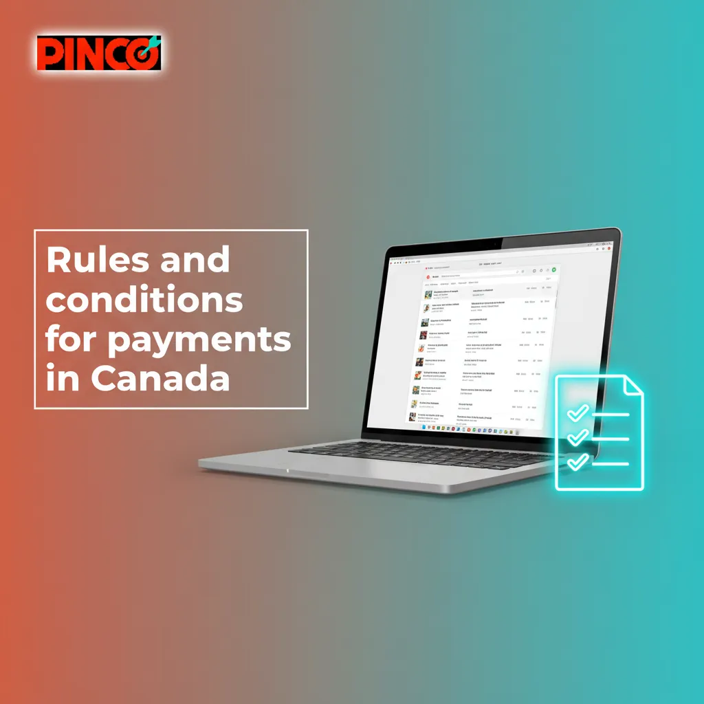 Canada payment rules: KYC, name match (no 3rd-party), 1x turnover, method limits, CAD default, possible bank/issuer fees.