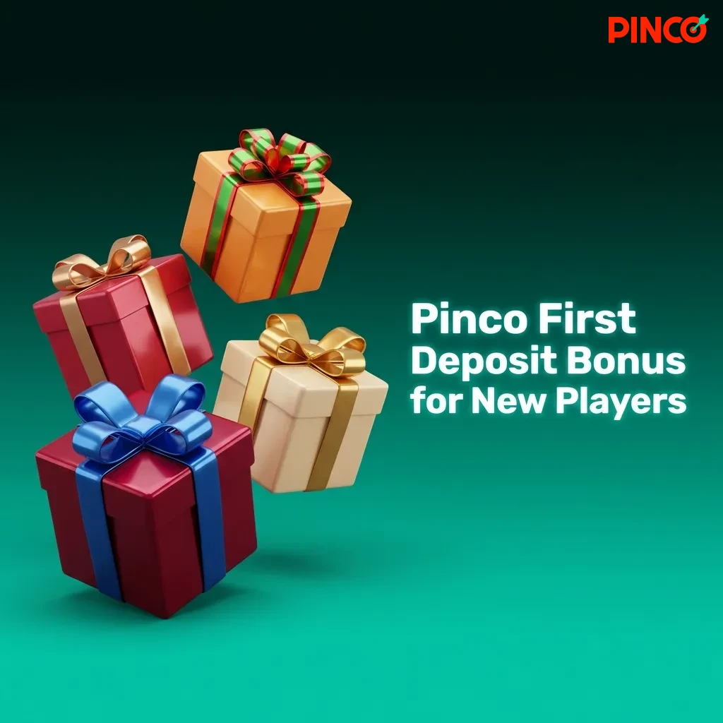 Pinco casino welcome bonus banner showing 100% match up to C$7,500 plus 250 free spins for new players