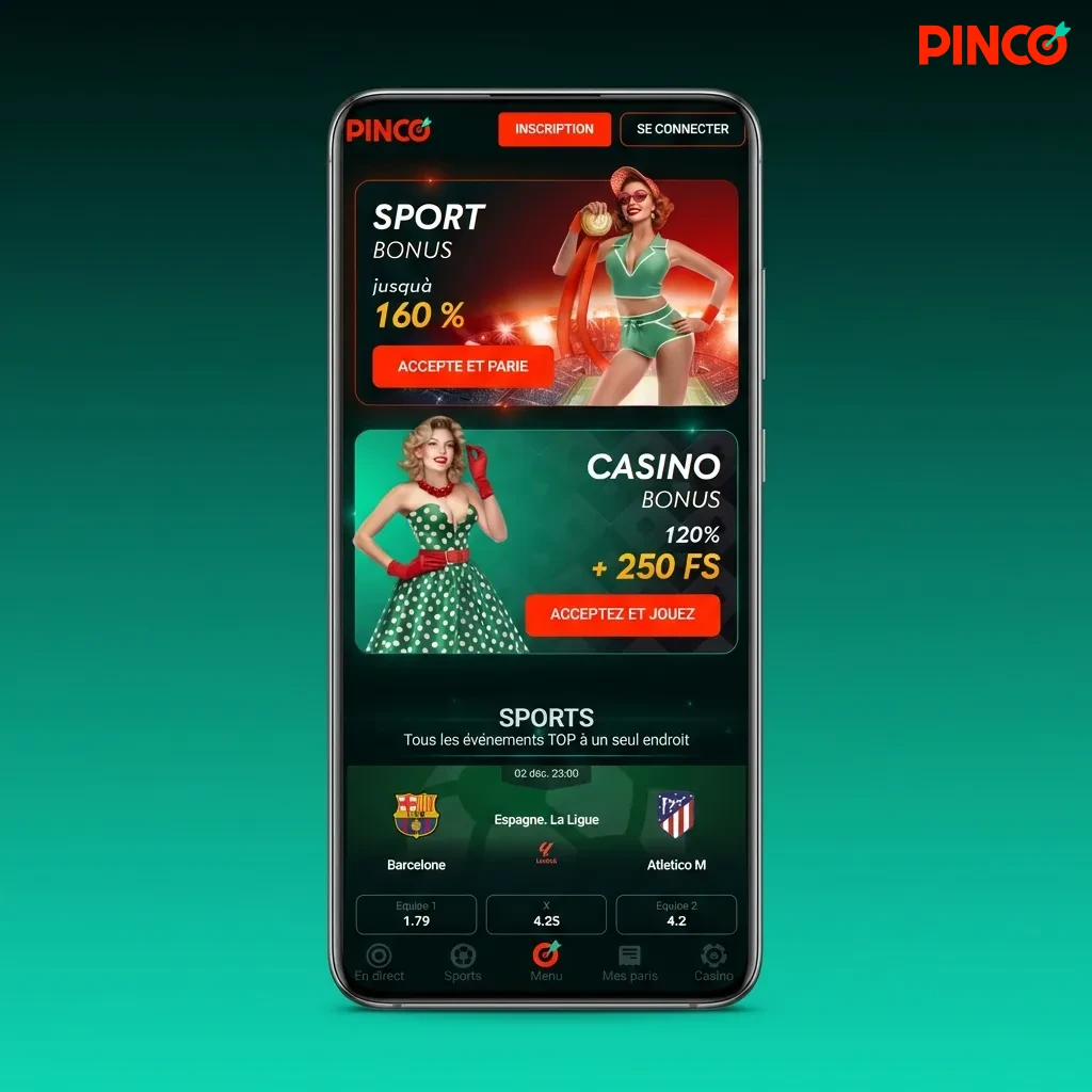 Dark mode betting interface showing organized game categories, sportsbook options, and one-tap navigation menu