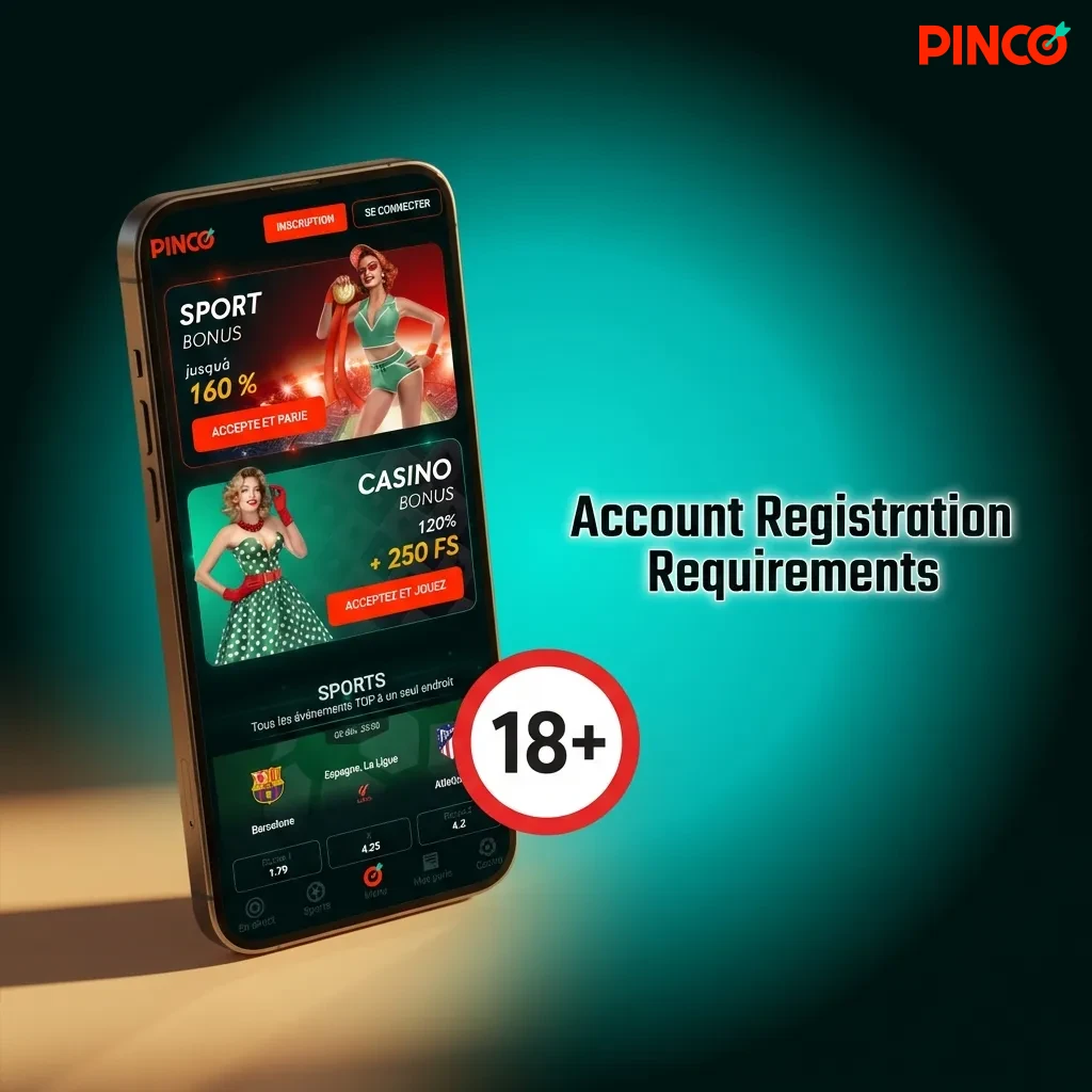 Registration rules for Canadian users: age 18+, one account per person, valid contact info required