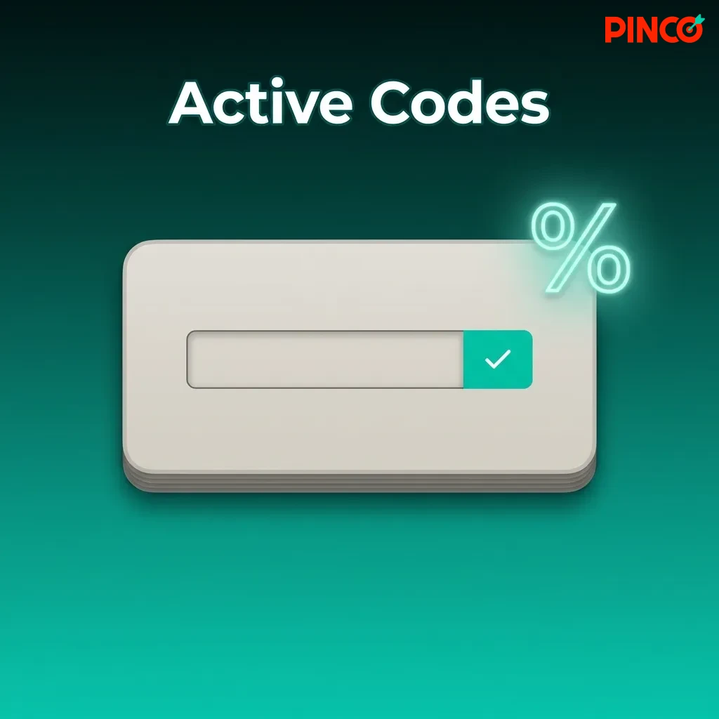 Casino promotional codes display showing welcome bonuses, reload offers, sports bets, and cashback deals