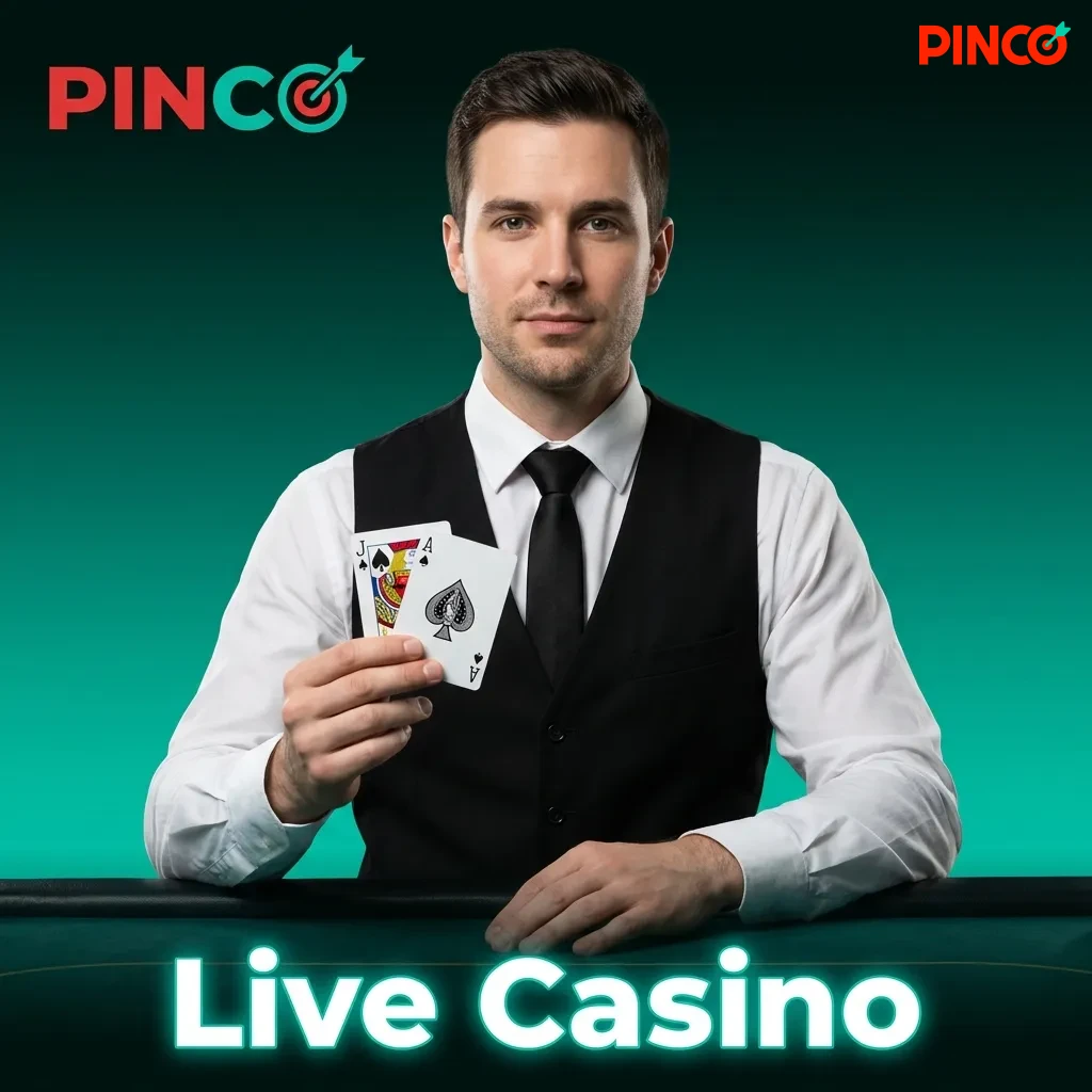 Real dealers hosting live blackjack, roulette, baccarat, and poker tables via HD video stream with on-screen controls.